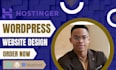 hostinger website wordpress design godaddy bluehost ionos