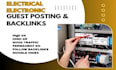 do electrical guest post on high da tech blog