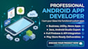 develop android apps in java with clean and modern UI