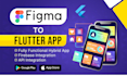 develop a flutter app and convert figma to flutter UI