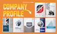 design an interactive company profile portfolio PDF in 2 hr