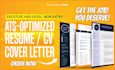 expertly write, design ats resume, CV, and cover letter