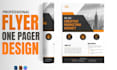design one pager, sell sheet, business flyer