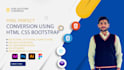 convert figma to HTML, PSD to HTML, xd to HTML CSS bootstrap web design