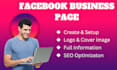do facebook page creation and setup