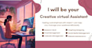 be your executive creative virtual assistant, reliable and social media manager