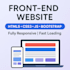a responsive website using HTML5, css3, javascript, and bootstrap