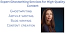 write high quality ghostwriting content on any topic