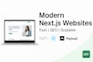 build a modern nextjs website with payload cms