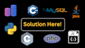 do programming assignments in java, python, cpp, c, PHP, javascript,react
