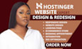 hostinger website design wordpress website on godaddy bluehost woocommerce