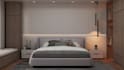 design a bedroom that combines functionality with aesthetic
