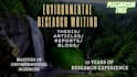 professionally write on environmental science and sustainability related topics