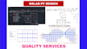 design solar pv and electrical plans on autocad