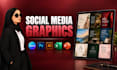 design professional social media graphics for your brand