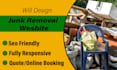 desing junk removal website