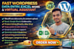 fast wordpress data entry, excel work and virtual assistant services