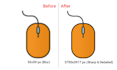 convert a high resolution image from a low resolution one