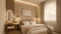 design a cozy japandi bedroom interior