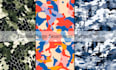 create camouflage seamless pattern in high resolution