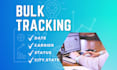 do the bulk tracking status for usps, fedex, ups