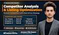 do amazon competitor analysis, SEO listing optimization and keyword research