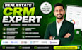 set up real estate crm kvcore, boldtrail, lofty crm follow up boss, gohighlevel