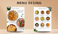 design stylish menu with prices for restaurants, bars or food trucks