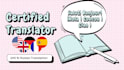 professionally translate into spanish, english, french, german