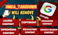remove leaked copyright and unwanted content from google
