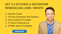 generate quality kitchen remodeling, bathroom remodeling leads with facebook ads