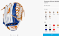 customize and configure 2d 3d baseball glove using zakeke, kickflip