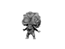 model in funko pop style for 3d printing