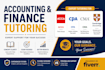 be your financial accounting and finance tutor online