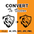 do vector tracing or convert to vector