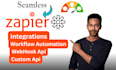 setup zappier integration,zappier api integration make automation