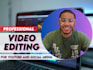 edit your videos professionally for youtube or any other platform