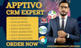 setup apptivo brivity cinc bossupdesk insightly resimpli boomtown wise agent crm