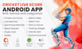 build live cricket score app with API and floating widget
