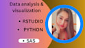 data analysis using SAS, r programming and python