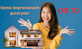 publish a home improvement guest post on high da sites