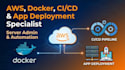be aws server admin, docker, cicd and app deployment specialist