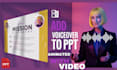 convert powerpoint presentation slides template PPT to video voiceover or audio