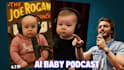 create a viral ai baby video podcast, baby talking podcast