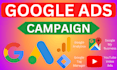 setup and manage google ads campaign, PPC campaign, adwords PPC, display ads