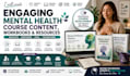 create mental health course content, workbook and training materials