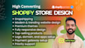 design a results driven, premium shopify website with a complete ecommerce setup