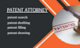 patent search, draft, and file patent applications