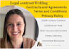 write terms and conditions privacy policy