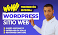 crearé sitios web, blogs y sitios empresariales responsivos en wordpress